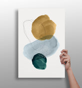 Modern Art Shape V2 Aluminum Print.